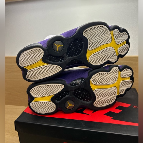 Size 10 - Air Jordan 13 Retro Lakers - Picture 16 of 16
